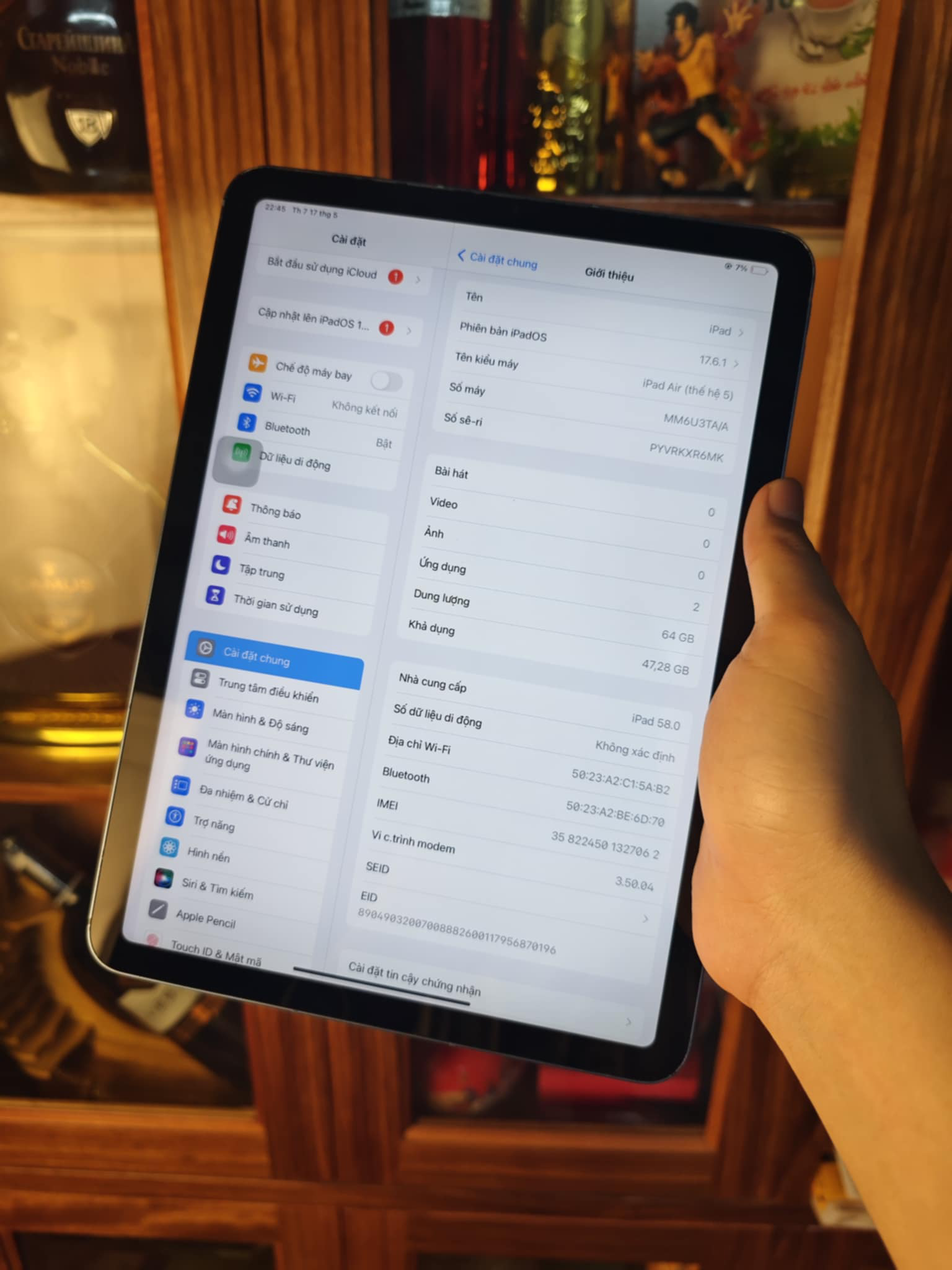 iPad Air 5 - 64GB, 5G